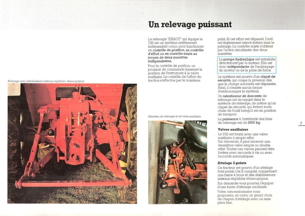 [Recherche] Carnet Entretien Case Ih 733 - Les Tracteurs Rouges