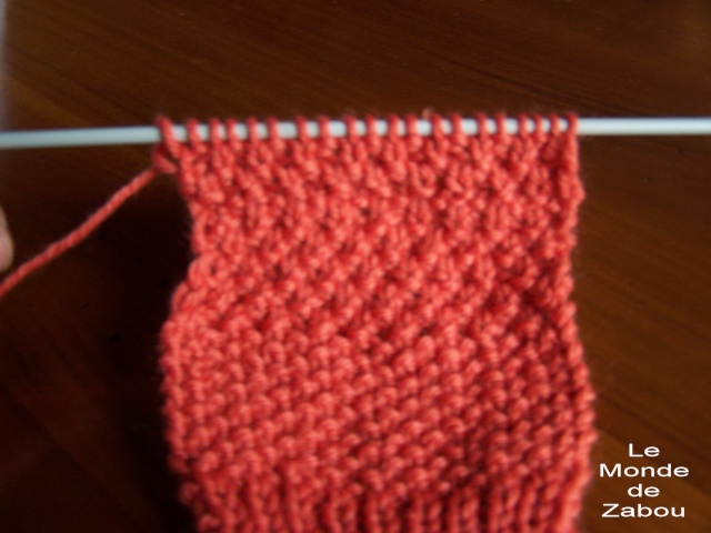 comment faire le point de ble au tricot