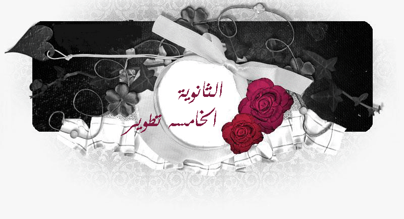 الثانويه الخامسه ( تطوير )