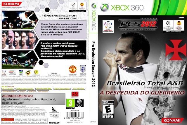 capa p10 Download – Pro Evolution Soccer 2012   Brazukas 2012   A Despedida do Guerreiro – Xbox 360