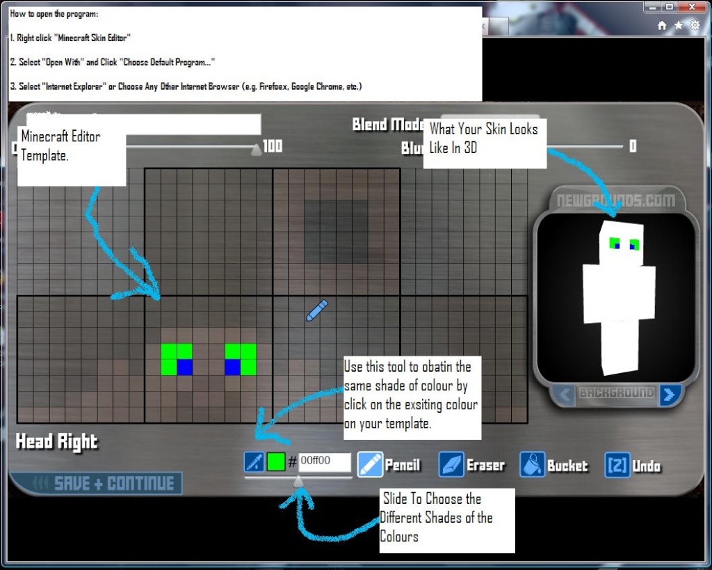 Minecraft Skin Editor - Minecraft Tools - Mapping and Modding